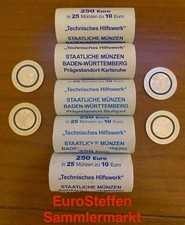 10 Euro 2025 ,Deutschland "Technisches Hilfswerk", Auswahl: ADFGJ, lieferbar