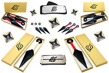 Naruto Shippuden Cosplay Artikel Set Kostüm Accessoires Shuriken Kunai Stirnband