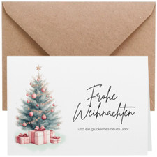 ZETTMANN® 20er Premium Weihnachtskarten mit Umschlag Set - Weihnachtspostkarten