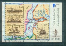 Sauberer Briefmarken-Block aus