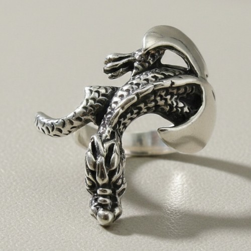 Sterling silber herren - silber, ring