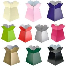 SINGLE Living Porto Vase - Blumentransportbox aus Karton - riesige Farbauswahl