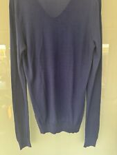 dsquared pullover Gr.M 100% Seide Blau Top Zustand