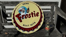 Altes Frostie Root Beer Blechschild Original USA 50cm Soda Cola Reklame Werbung