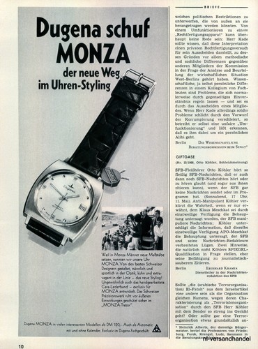 DUGENA-TRESOR-1968-Reklame-Wer