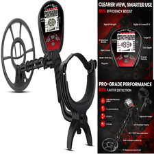 Wasserdichter Metalldetektor | Pinpointer-Modus | Tiefe bis 25 cm