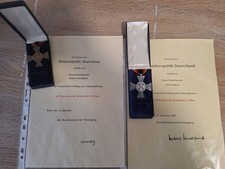 Nachlass eine Person Ehrenkreuz der Bundeswehr Bronze Silber mit Urkunden BRD BW