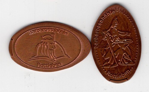 Elongated coin rottleben - coin,