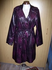 Trenchcoat  Mantel Damen Extravagant Regen Wind  LINKISS Dunkles Lila Gr. XL