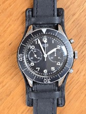 Heuer 1550 SG Bundeswehr Bund Luftwaffe Flyback  Pilot Flieger Military Chrono