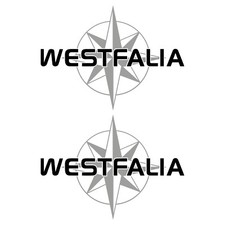 2 x WESTFALIA aufkleber
