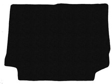 Schwarz Kofferraummatte Velour