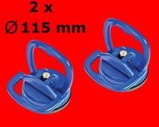 2 x Profi Gummisauger Vakuumsauger Glasheber Saugheber Ø 115mm / 80 kg BGS 7998