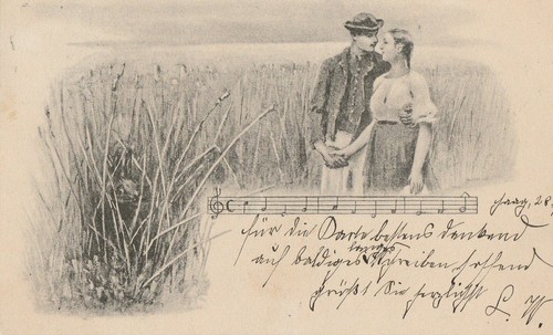Künstlerkarte jahr 1902 - jahr,