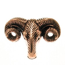 Bronze Wikinger Fibel Widder