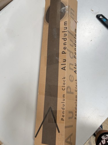 Alu pendeluhr wanduhr - alu,