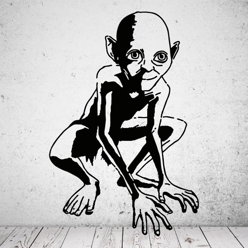 Wandtattoo gollum aufkleber - wandtattoo,
