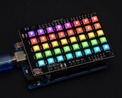 8x5 ws2812b rgb led - rgb, matrix
