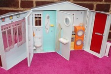 MATTEL BARBIE HAUS TRAUMHAUS TOTALLY REAL HOUSE FOLD-N-GO 2005 GERÄUSCHE RARITÄT