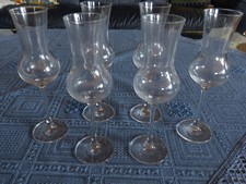6 NACHTMANN GRAPPA OBSTBRAND LIKÖR SHERRY SCHNAPS GLÄSER MIT STIEL NEUWERTIG