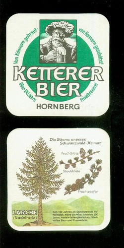 Bierdeckel ketterer bier - ketterer,