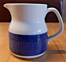 Milchkrug KOKA Rörstrand blau Design Herta Bengtson flameproof Steingut feuerfes