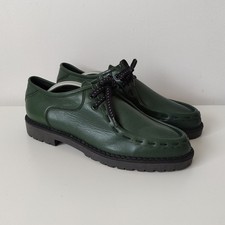 RARE Puma City Sport Vintage 1980s Green Casual Derby Chunky Paraboot grosse 44