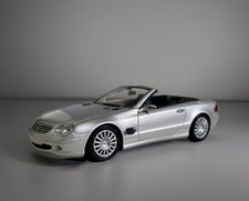 Mercedes-Benz SL  R230 Tellursilber Modellauto Minichamps 1:43 Benz Tuning