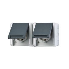 Jung schuko steckdose fach - schuko-steckdose, 2-fach