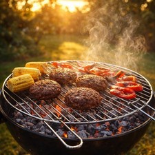 Grillrost 44cm Edelstahl Rund