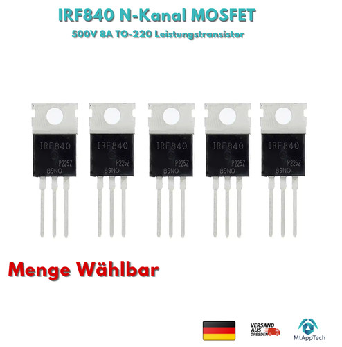 Irf840 kanal mosfet - n-kanal, 500v