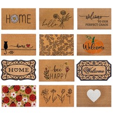 Fußmatte Kokos Fußabtreter Schmutzfangmatte Türmatte für Innen & Außen