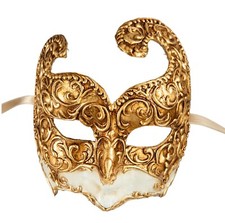 Maske Venedig- Halb Gesicht