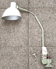 DDR Werkstattlampe mit Bakelitschirm,Schreibtischlampe,Lampe,Schwahnenhalslampe
