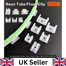 100 Stück Lampenfassung Fassung LED Streifen feste Clips zur Befestigung 2835 Neonlicht