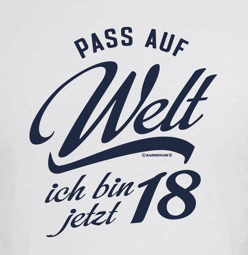 Geburtstag shirt pass auf - t-shirt,