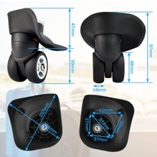 4 Stk. Ersatz Gepäck Rollen