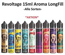 Revoltage Aroma Longfill 10/15ml (Flex Overdosed) Premium Liquid ALLE SORTEN