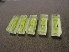 Libelle Wasserwaage, 5 Stk, Rechteckig, 15 x 15 x 40 mm