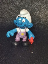 20052 Tankwart Werbeschlumpf Shell smurf cleaner 100%original HTF TOP