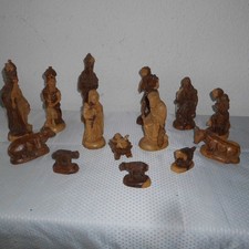 Krippenfiguren Holz Wurzelholz