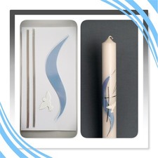 💙 Bastel-Set für Taufkerzen / Kommunionkerzen 💙 - Kerzen selber gestalten ! 10