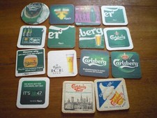 Bierdeckel Bier Brauerei Carlsberg Dänemark 15 verschiedene