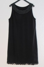 Kleid Gr. 38 schwarz knielang Festtagskleid Konfirmation Hochzeit Party