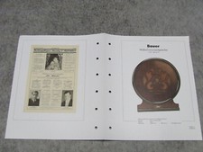 Sammelblatt für Bauer WoBa Conus Lautsprecher von 1927 Rundfunkmuseum