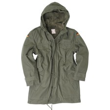 Mil-Tec BW Bundeswehr Parka oliv grün mit Futter und Kapuze 46-68 Army Jacke