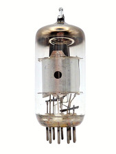 Röhre/TUBE-EF86=6CF8=6Ж32П=6BK8=Z729=6F22=CV2901-TELEFUNKEN-NEU-Chrome Shield-