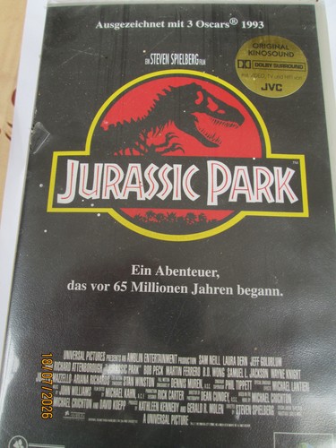 Jurassic park vhs - jurassic,
