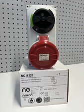 🔌 Niglon NG16120 IP44 32A 415V 4-polig Wandmontage Verriegelung Schaltsteckdose