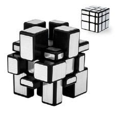 Zauberwürfel MoYu Meilong Mirrorcube 3x3 silbern original speedcube magic cube